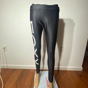Women's Foxy Black Leggings - Size Large